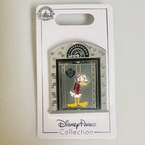 DISNEY PARKS Tower of Terror Elevator Donald Duck + Goofy Spinner Pin 2022 NEW